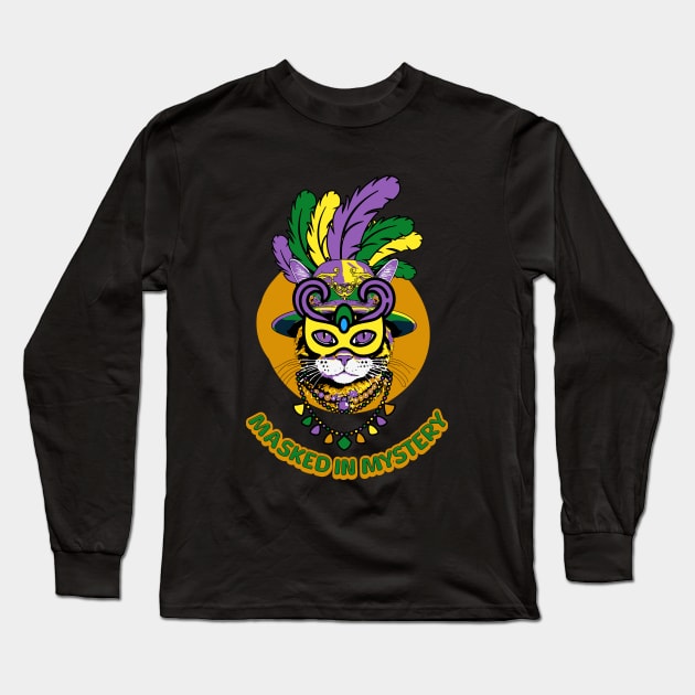 Masked in Mistry Long Sleeve T-Shirt by Odetee